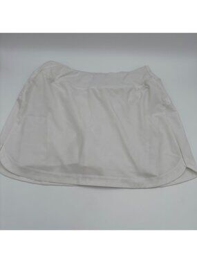 Life Integrity Earth Women’s Large White Skort Golf Tennis Athleisure Hiking